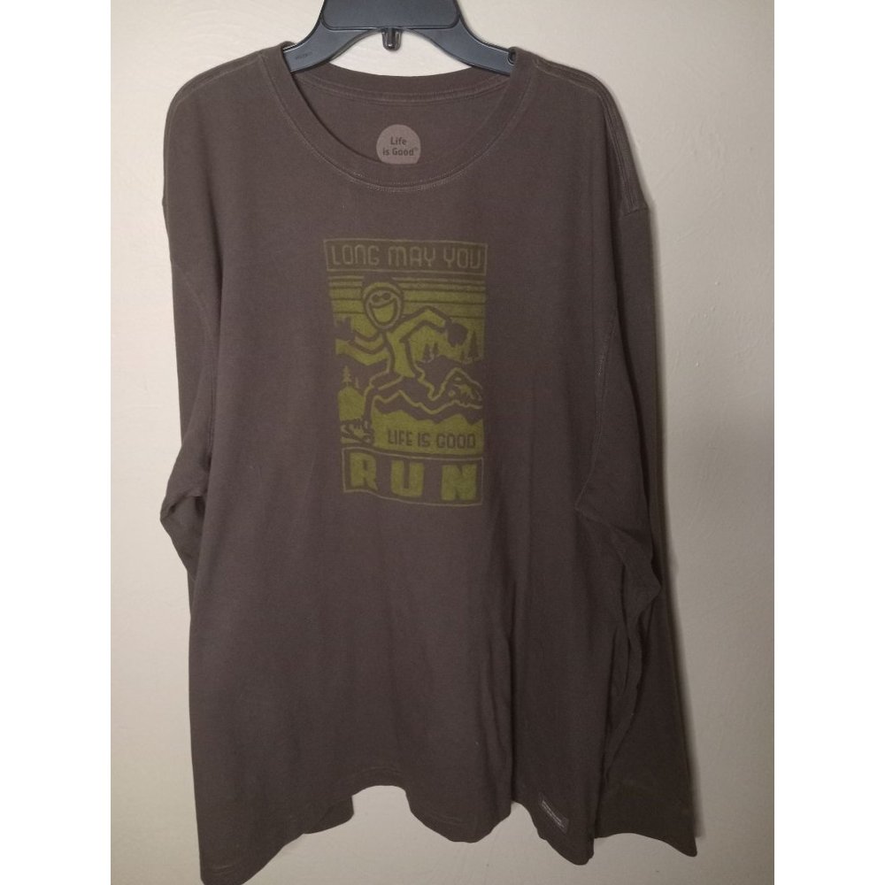 Life is Good Running LS T